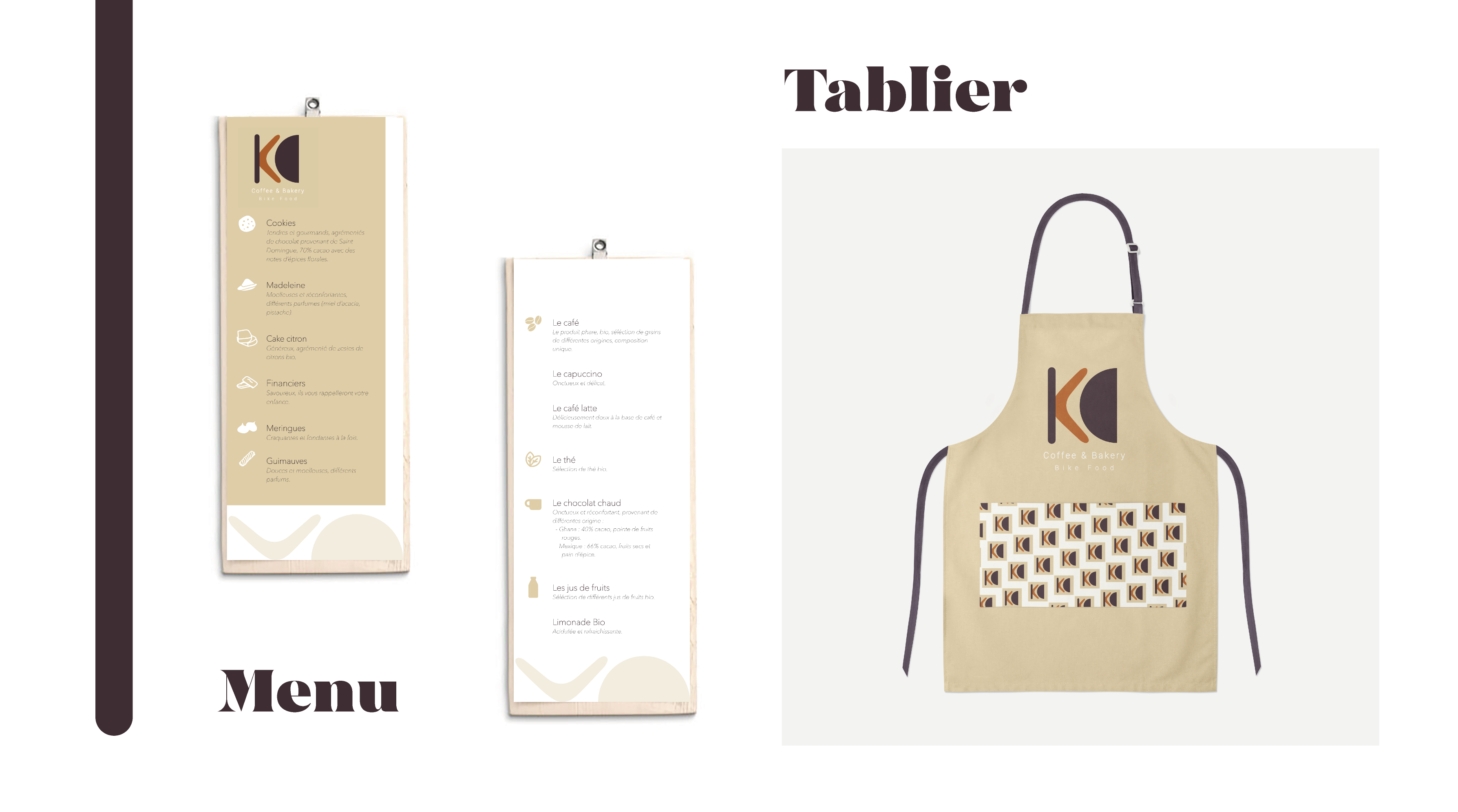 Menu - Tablier